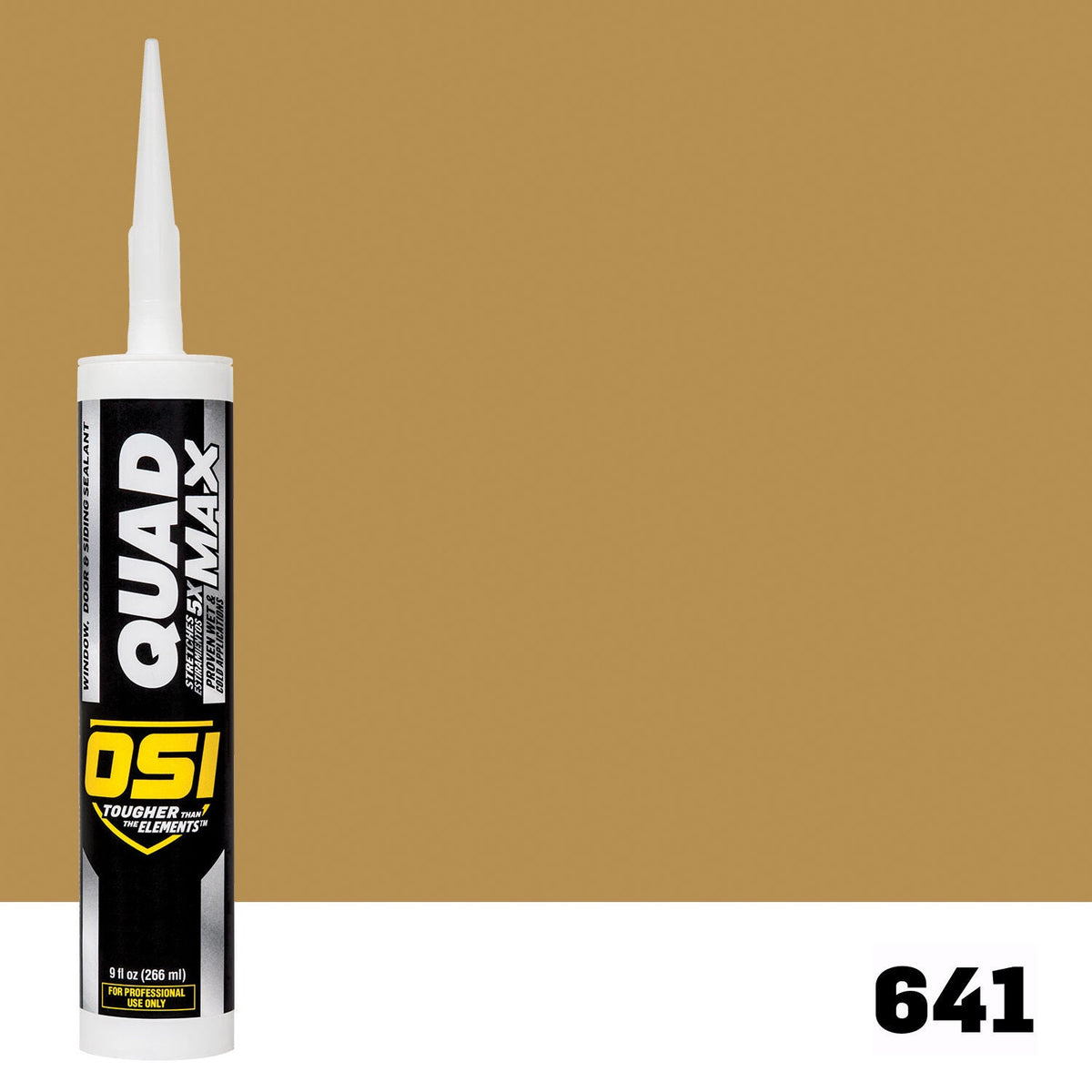 OSI QUAD MAX 641 Paintable Window, Door & Siding SealantFREE CAULK GUN $25Value  | IDH# 2249441