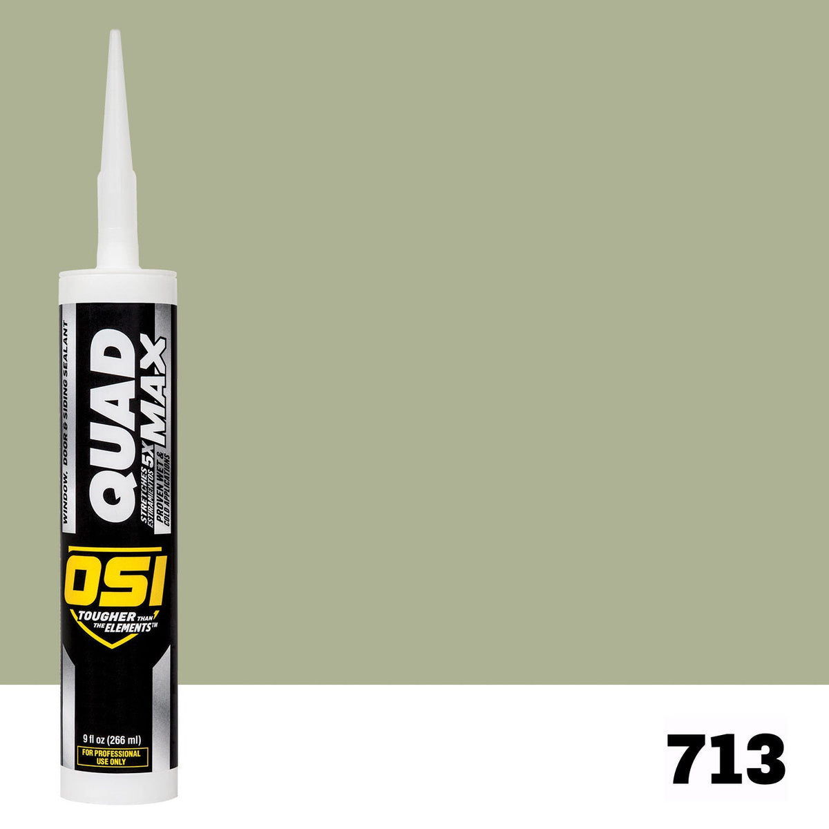 OSI QUAD MAX 713 Paintable Window, Door & Siding SealantFREE CAULK GUN $25Value | IDH# 2938618