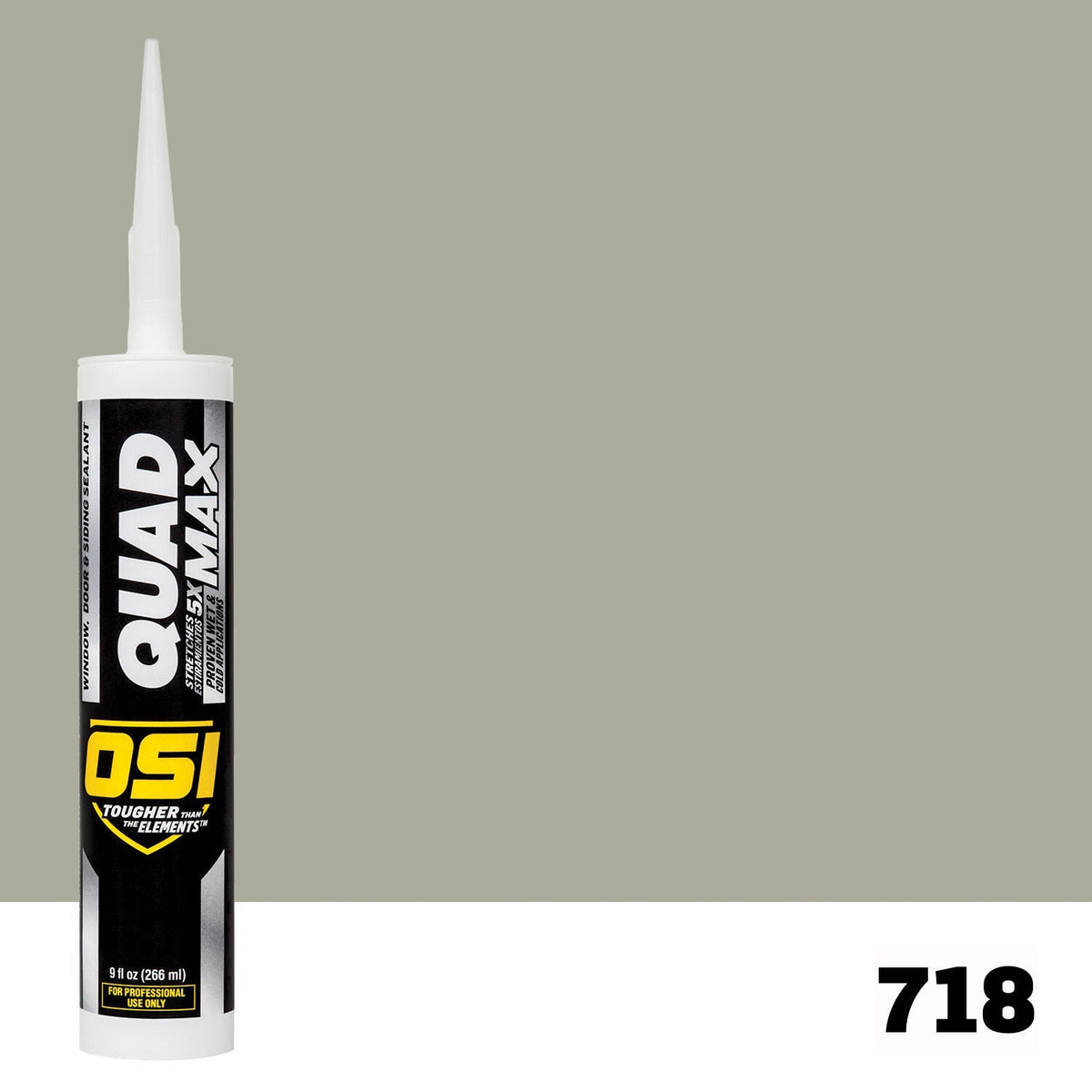 OSI QUAD MAX 718 Paintable Window, Door & Siding SealantFREE CAULK GUN $25Value | IDH# 1869687