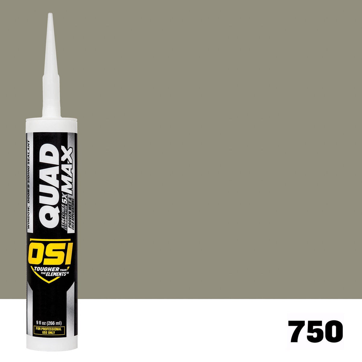 OSI QUAD MAX 750 Paintable Window, Door & Siding SealantFREE CAULK GUN $25Value | IDH# 1869697