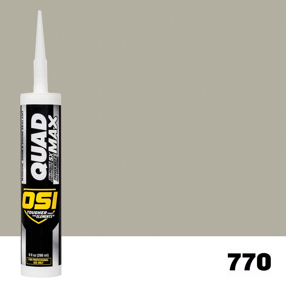 OSI QUAD MAX 770 Paintable Window, Door & Siding SealantFREE CAULK GUN $25Value | IDH# 1869716