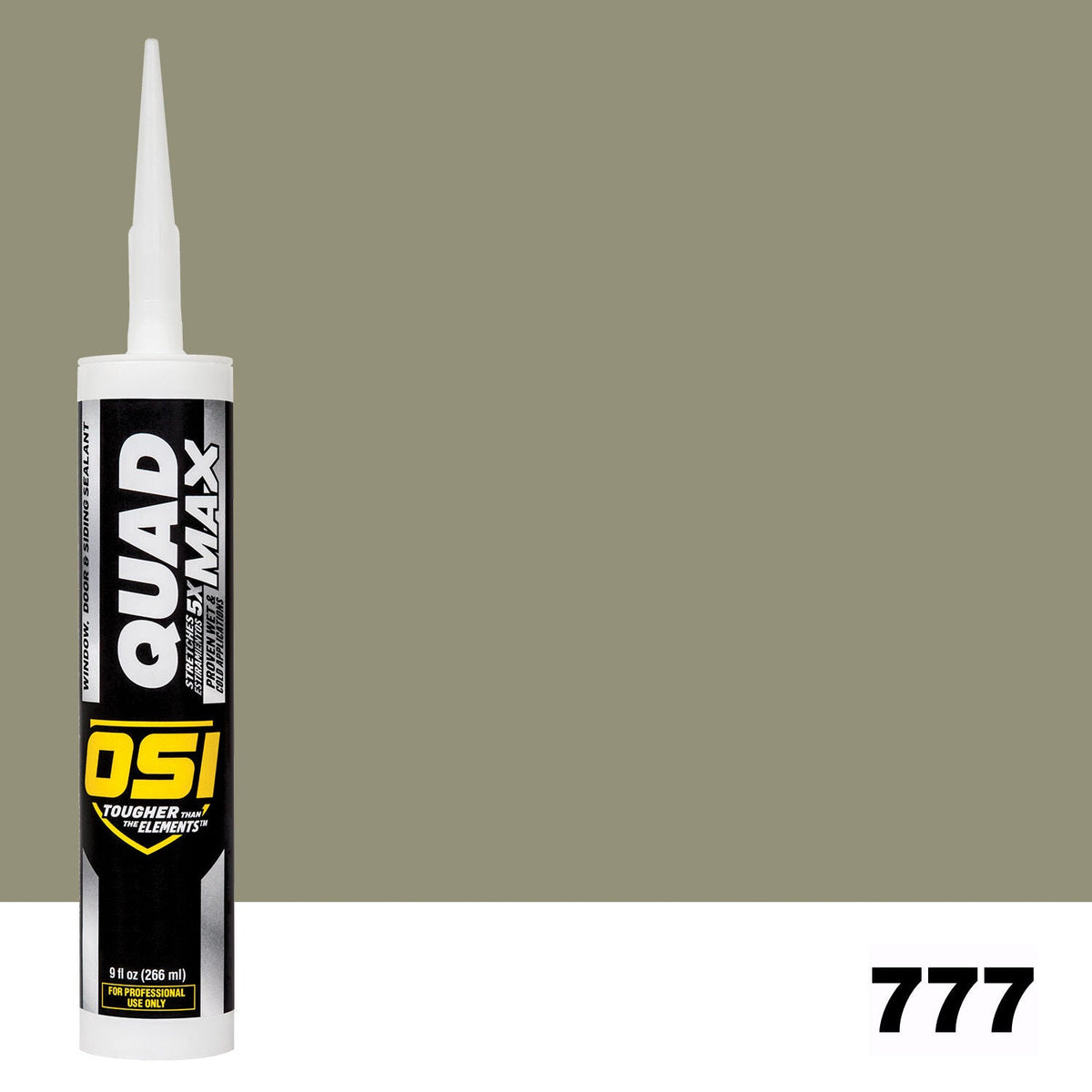OSI QUAD MAX 777 Paintable Window, Door & Siding SealantFREE CAULK GUN $25Value | IDH# 2938709