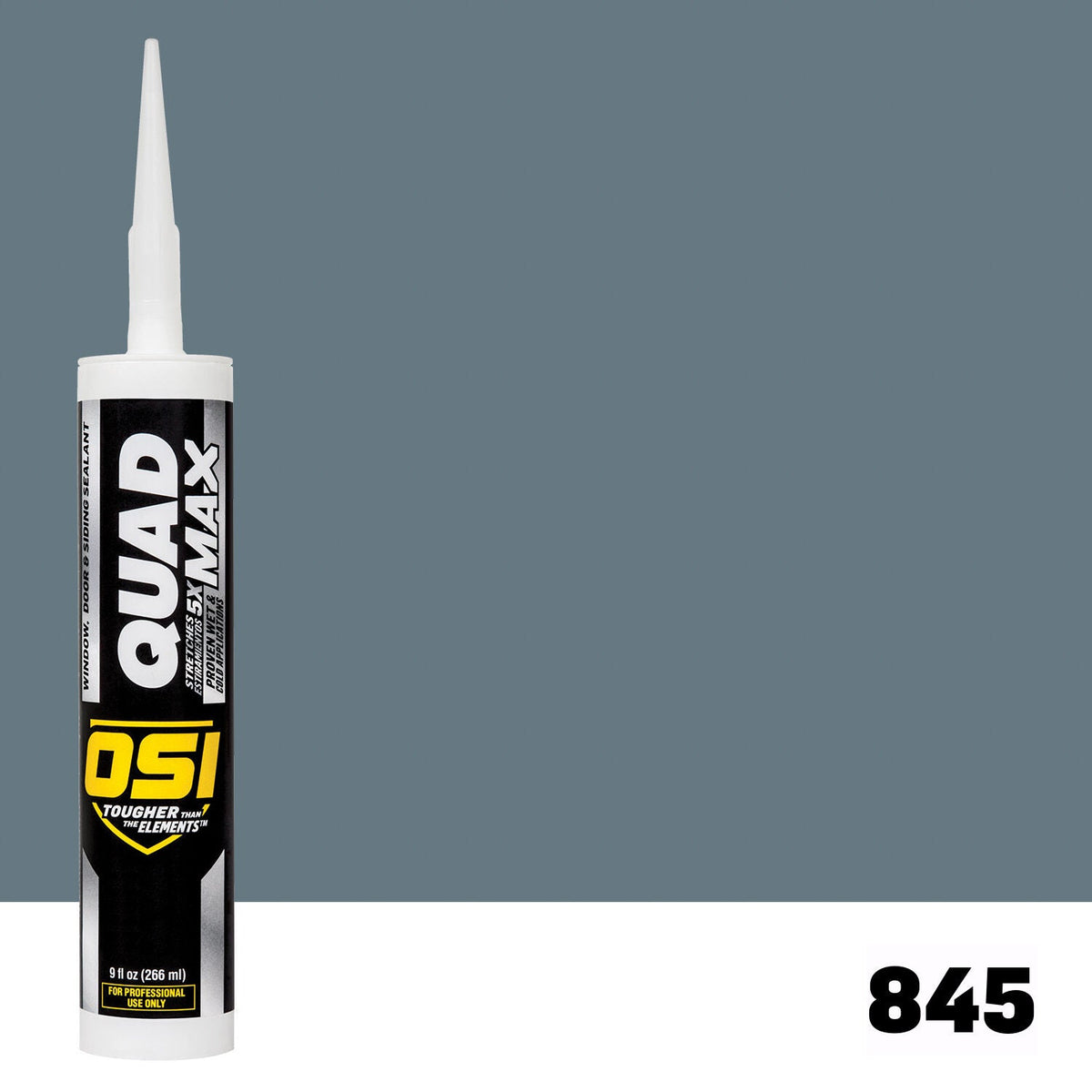 OSI QUAD MAX 845 Paintable Window, Door & Siding SealantFREE CAULK GUN $25Value | IDH# 2938799