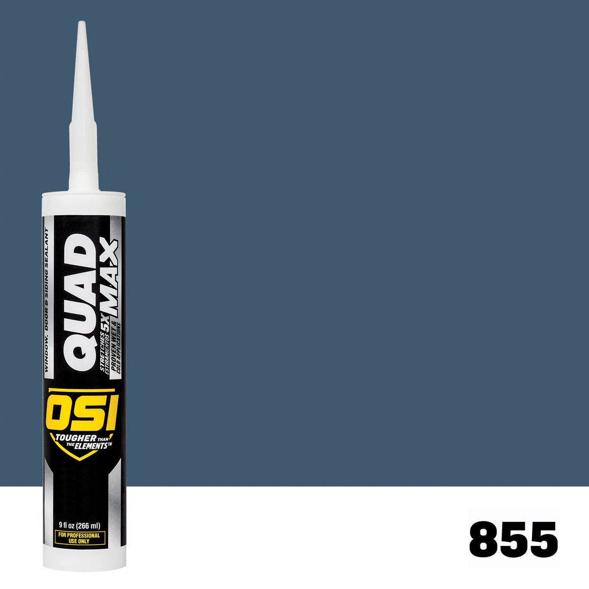OSI QUAD MAX 855 Paintable Window, Door & Siding SealantFREE CAULK GUN $25Value | IDH# 1869765