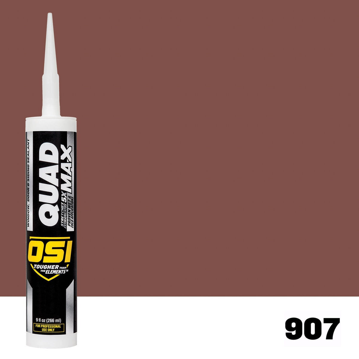 OSI QUAD MAX 907 Paintable Window, Door & Siding SealantFREE CAULK GUN $25Value | IDH# 1869776