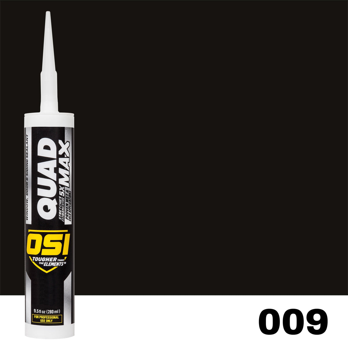 OSI QUAD MAX 009 Window, Door & Siding SealantFREE CAULK GUN $25Value | IDH#  2830688