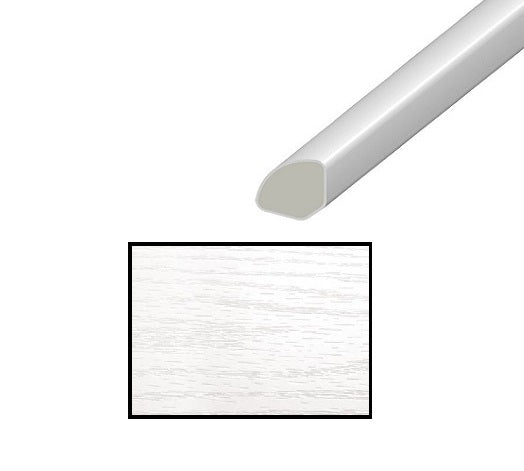 uPVC Plastic Quadrant Trim - Window/Tile Beading - 17.5mm from Eurocell - Virtual Plastics Ltd.