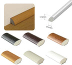 uPVC Plastic Quadrant Trim - Window/Tile Beading - 17.5mm