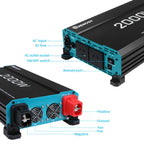 Renogy 200AH Battery and 2000W Inverter Bundle