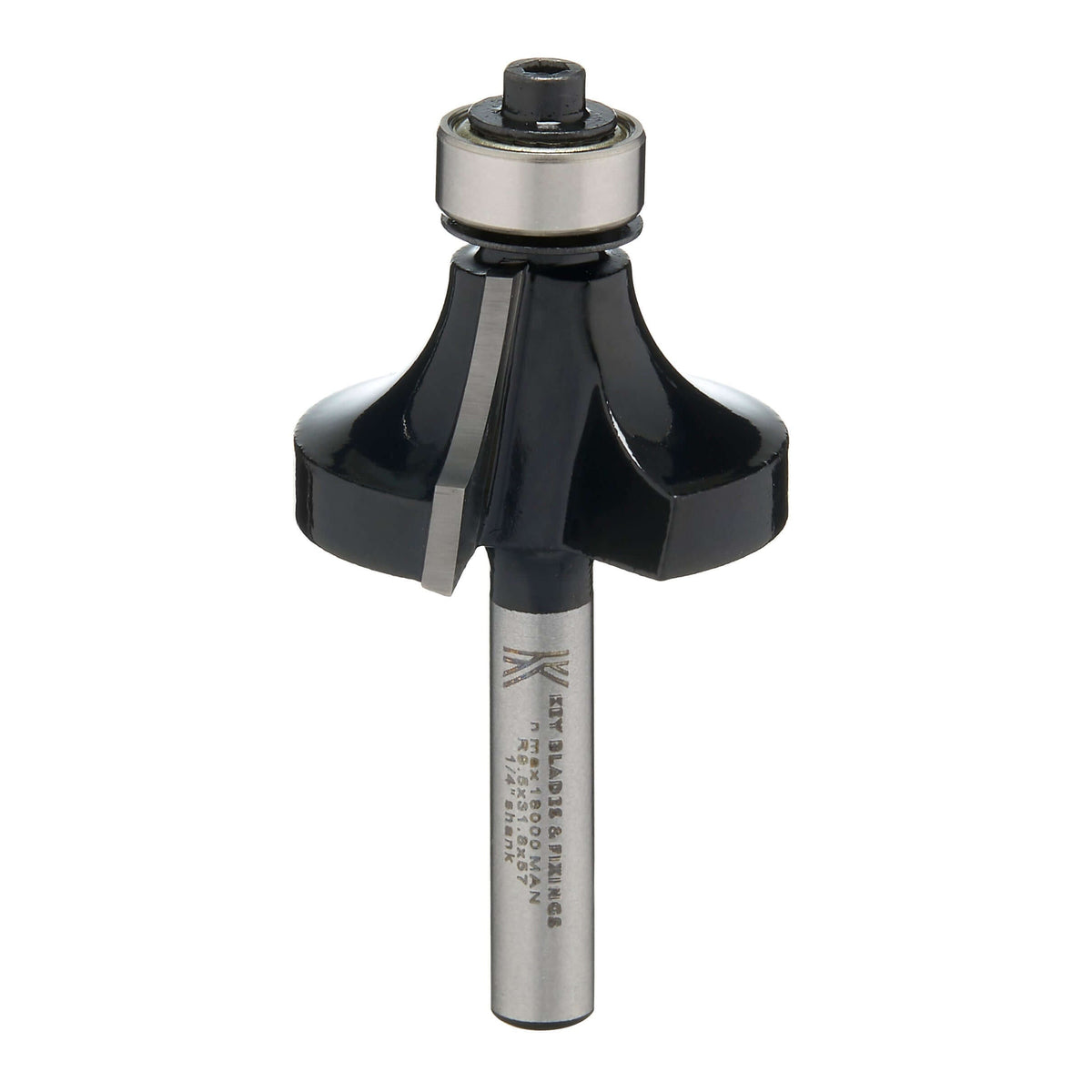 Key Blades 1/4" Rounding Over Router Cutter 9.5mm Radius - R11