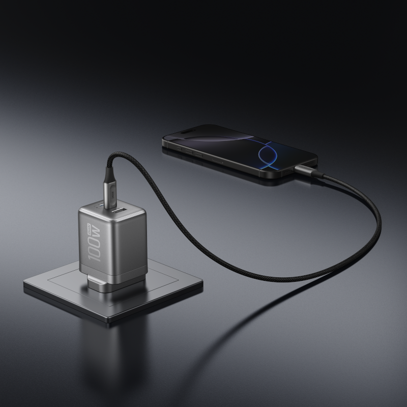 EcoFlow RAPID Pro Charger (100W, 3 Ports, GaN)