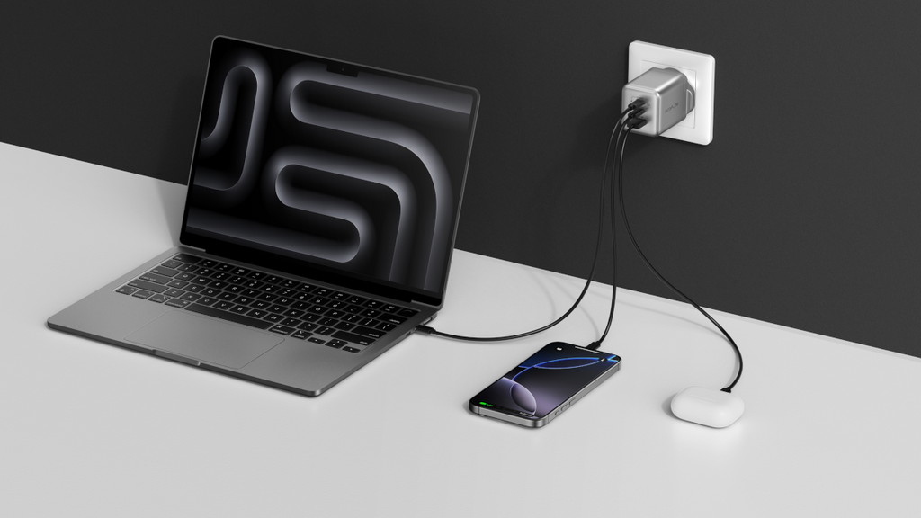 EcoFlow RAPID Pro Charger (100W, 3 Ports, GaN)