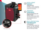Raypak AVIA 264k Btu Digital Pool Heater - Copper - Propane Gas - WiFi Ready | 018038