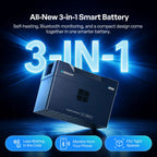 Reserve Mini Smart 12V 200Ah / 314Ah LiFePO4 Battery with Self Heating & Bluetooth