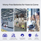 Refurbished 12V 100Ah Smart Lithium Iron Phosphate Battery