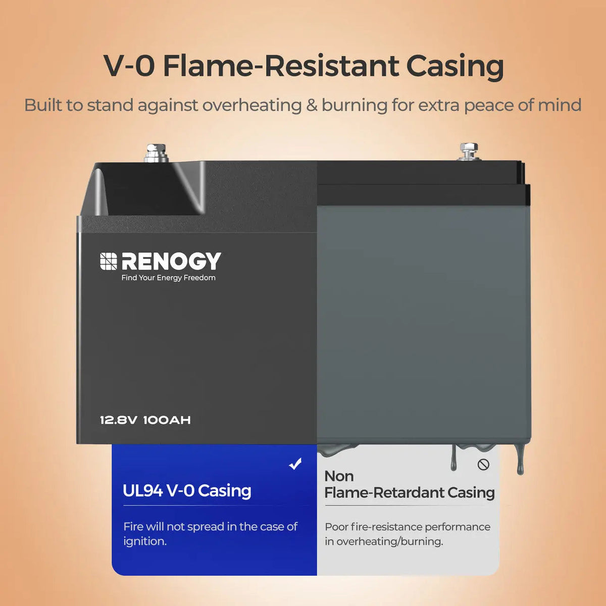12V  100Ah Smart Lithium Iron Phosphate Battery w/Bluetooth & Self-heating Function | Pro Series