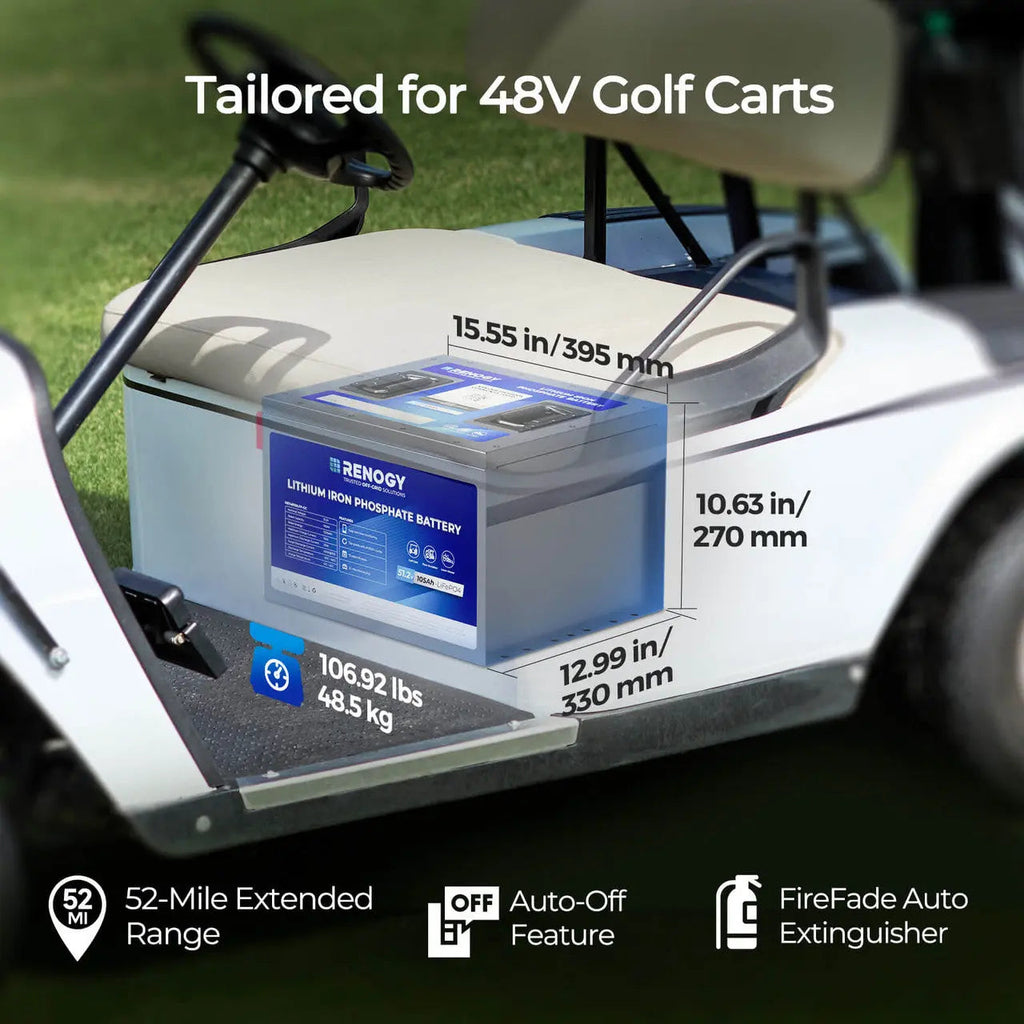 Golf Cart 48V 105Ah Lithium Iron Phosphate Battery