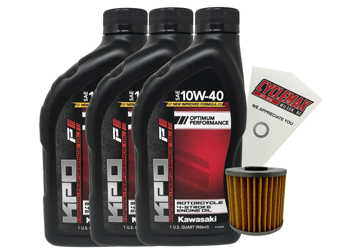 Kawasaki KPO Standard Oil Change Kit for 2009-2022 KLR650