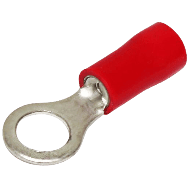 Hellermann Tyton Pre-Insulated Terminal Red Ring Lug M8 Hole