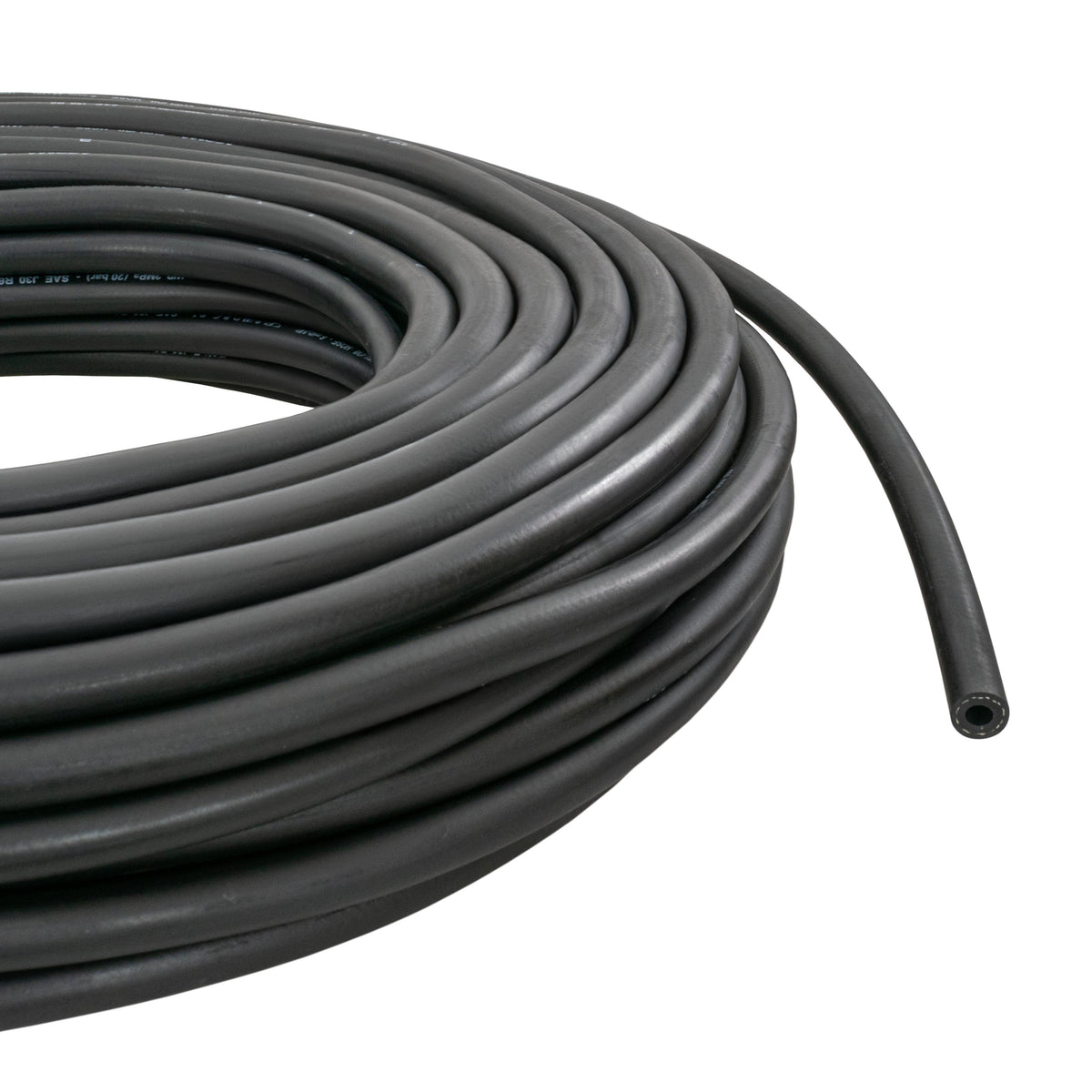 Rubber 5mm Braided Fuel, Oil Hose SAE J30 R6