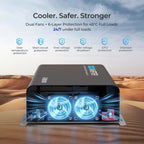 3000W/2000W/1000W 12V Pure Sine Wave Inverter with UPS Transfer Switch