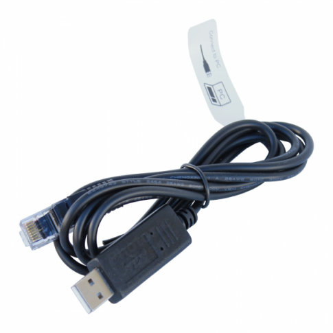 RJ45 TO USB CABLE TO CONNECT A SOLAR CHARGE CONTROLLER TO A PC / COMPUTER (1.5M LENGTH)