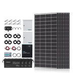 1200W/2500W Complete Solar Kit with 9.6kWh Batteries