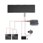 220/400W Lightweight Portable Solar Panel Suitcase