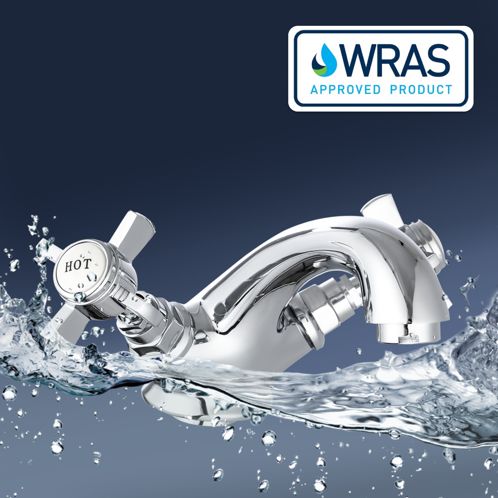 Ripple Basin Mixer Tap with Push Button Waste
