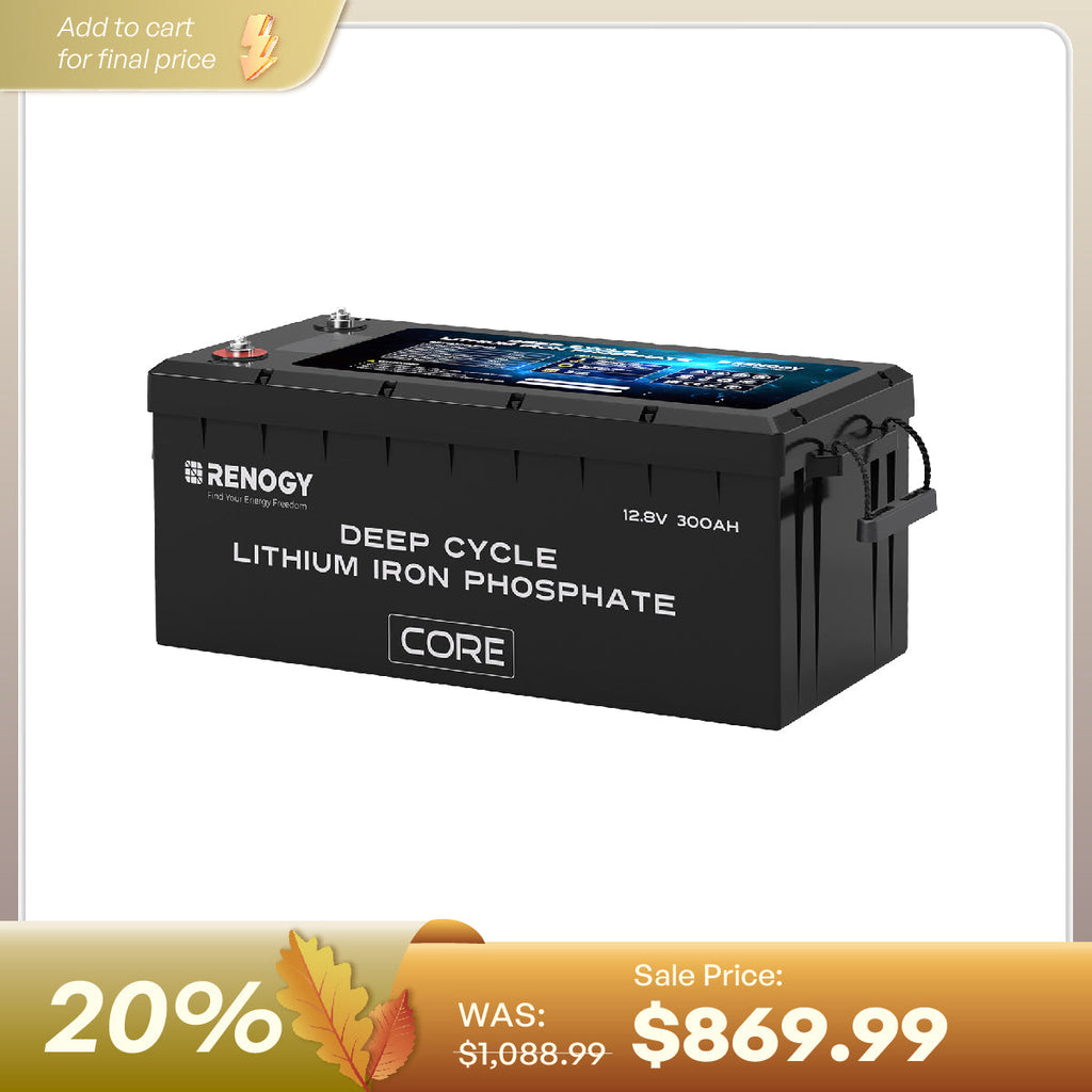 12V 300Ah LiFePO4 Battery w/ Low-Temperature Protection