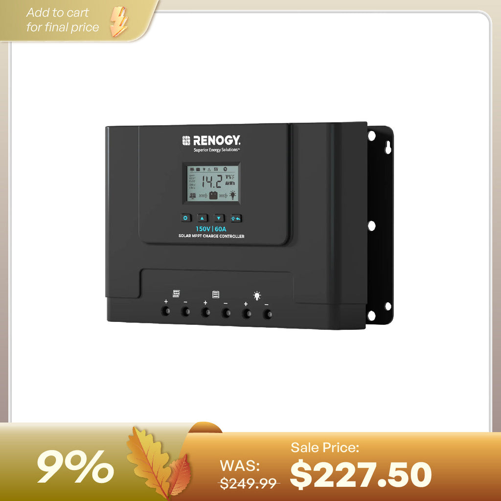 Rover Lite 12V/ 24V/ 36V/ 48V 60A MPPT Solar Charge Controller
