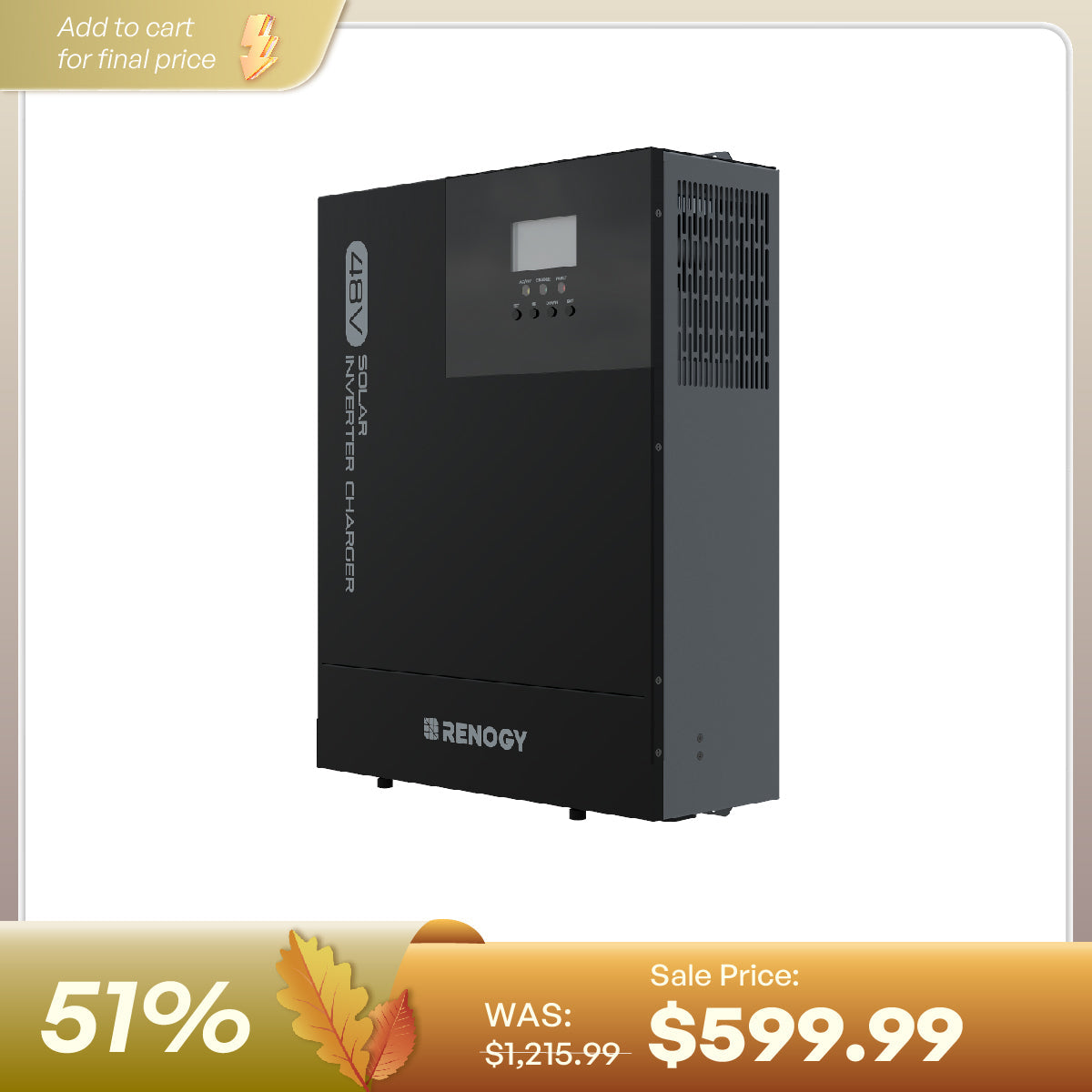 3500W 48V Pure Sine Wave Solar Inverter Charger