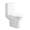 Rimini Close Coupled Toilet with Cistern & Soft Close Seat - White