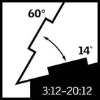 VELUX 14 in. Flat Glass Rigid Sun Tunnel® Skylight with Low Profile Metal Flashing