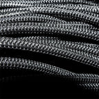 Grey S-Grade Tarpaulin with 10m of 6mm Bungee Rope and 10 x Screw Type Tarp Clips