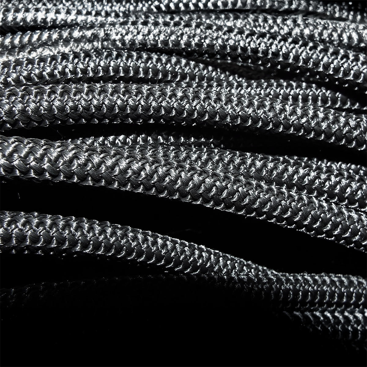 Grey S-Grade Tarpaulin with 10m of 6mm Bungee Rope and 10 x Screw Type Tarp Clips