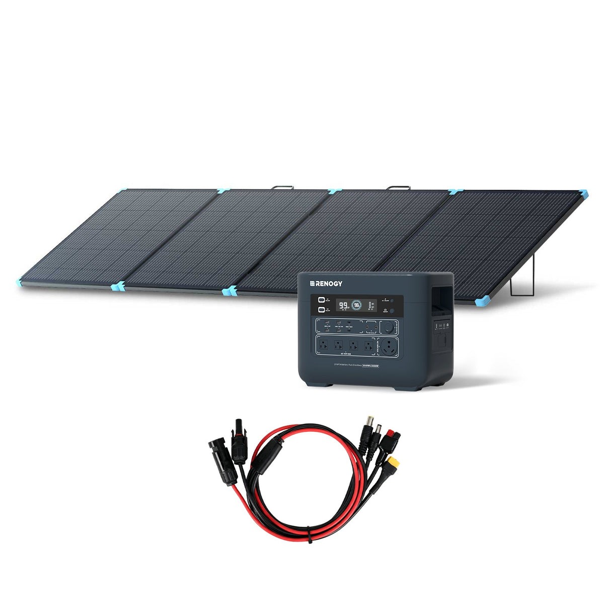 PowerStation 2000 Solar Generator Kit — 400W Panel Included