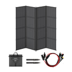 400W N-Type Portable Solar Panel Blanket with 4-in-1 Extension Cable for Power Stations