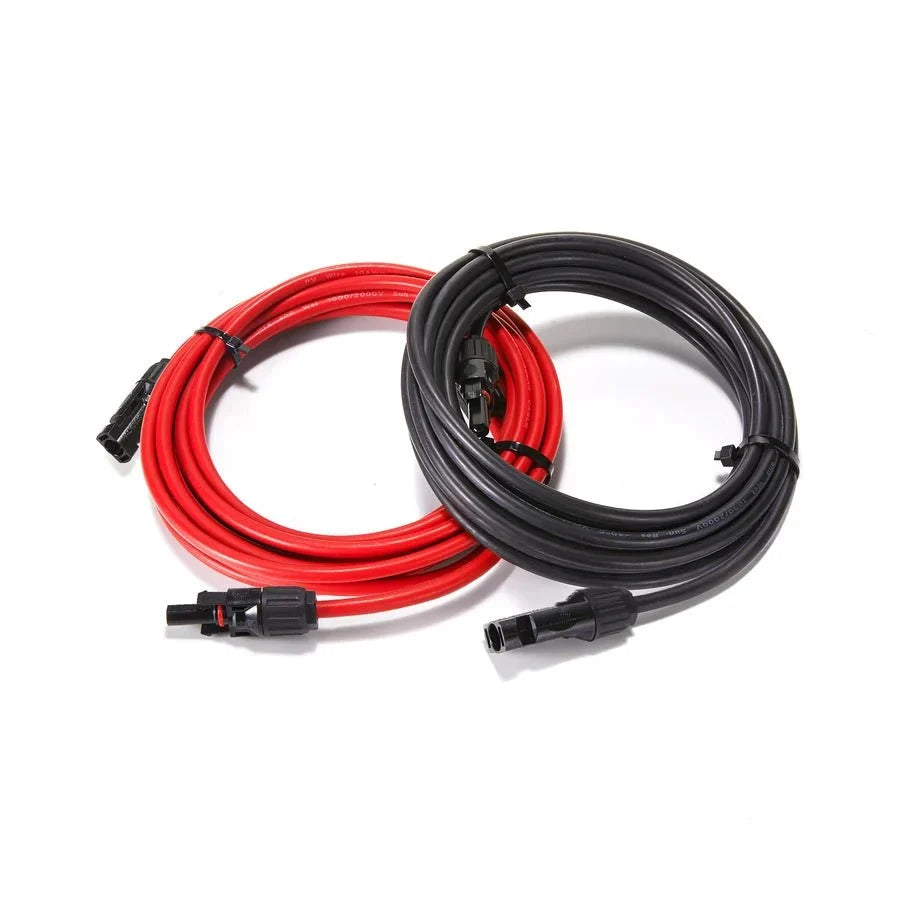 Rich Solar 10 Gauge (10AWG) 30 Feet Solar Panel Extension Cable Wire With Solar Connectors