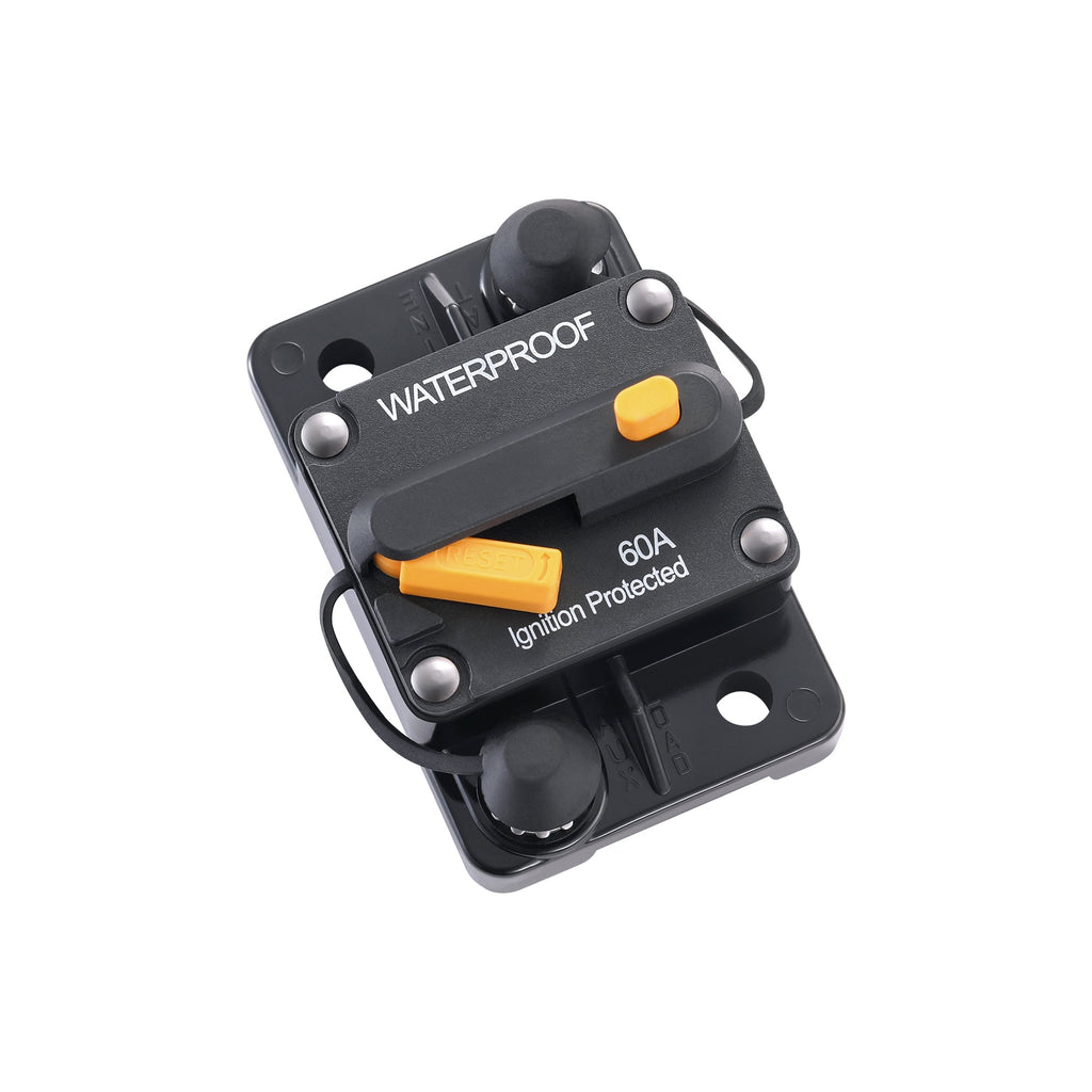 Single Pole Waterproof Circuit Breaker | Waterproof Thermal Type Breaker | Choose Amp: 30A, 40A, 60A, 80A, 100A, 120A, 150A, 200A, 250A
