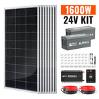 1600 Watt 24V Complete Solar Kit