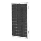 MEGA 100 WITH 3/4" Z BRACKETS | 12V 100W Solar Panel for RV, Boat, Cabins | 22.6% Efficiency, 25-Year Warranty | UL Certified | Pallet Orders Only (44PCS)
