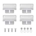MEGA 100 WITH 3/4" Z BRACKETS | 12V 100W Solar Panel for RV, Boat, Cabins | 22.6% Efficiency, 25-Year Warranty | UL Certified | Pallet Orders Only (44PCS)
