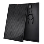 MEGA 100 ONYX | 100 Watt Solar Panel | Premier 12V Off-Grid Solar Panel for Vans, Campers, Boats | 25-Year Output Warranty | UL Certified