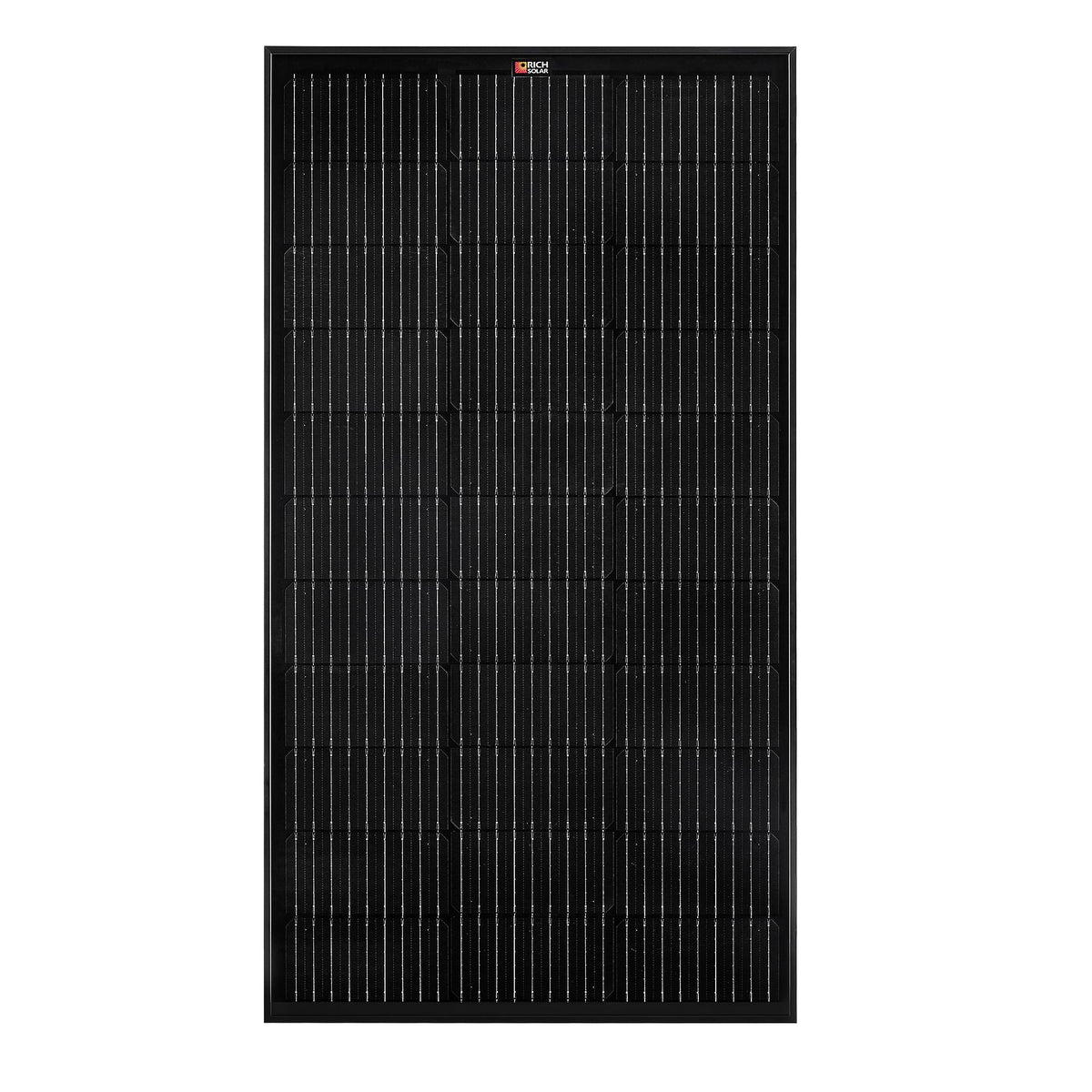 MEGA 100 ONYX | 100 Watt Solar Panel | Premier 12V Off-Grid Solar Panel for Vans, Campers, Boats | 25-Year Output Warranty | UL Certified