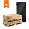 Rich Solar MEGA 200 ONYX 12V 200W Solar Panel With 3/4" Z Brackets - Off Grid Stores