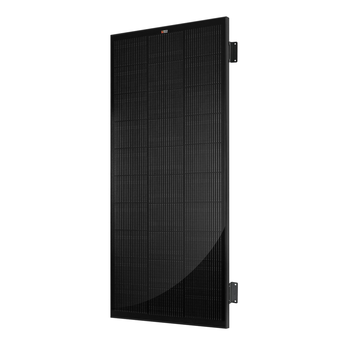 MEGA 200  ONYX WITH 3/4" Z BRACKETS | 12V 200W Solar Panel for RV, Boat, Cabins | 25.3% Efficiency, 25-Year Warranty | UL Certified | Pallet Orders Only (22/44/66 PCS)