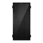 MEGA 200  ONYX WITH 3/4" Z BRACKETS | 12V 200W Solar Panel for RV, Boat, Cabins | 25.3% Efficiency, 25-Year Warranty | UL Certified | Pallet Orders Only (22/44/66 PCS)