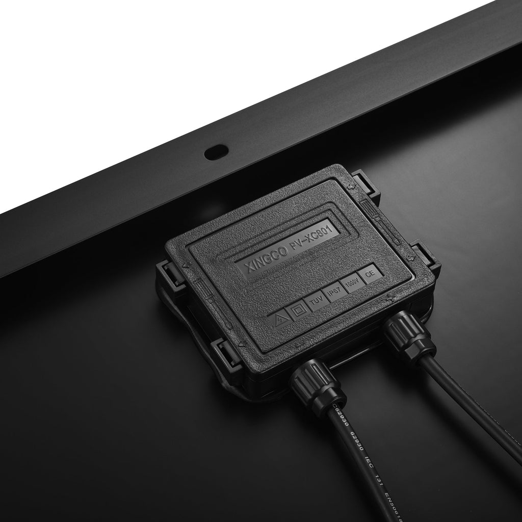 MEGA 200  ONYX WITH 3/4" Z BRACKETS | 12V 200W Solar Panel for RV, Boat, Cabins | 25.3% Efficiency, 25-Year Warranty | UL Certified | Pallet Orders Only (22/44/66 PCS)