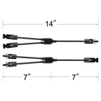 Rich Solar Y Branch Parallel Adapters 2 To 1